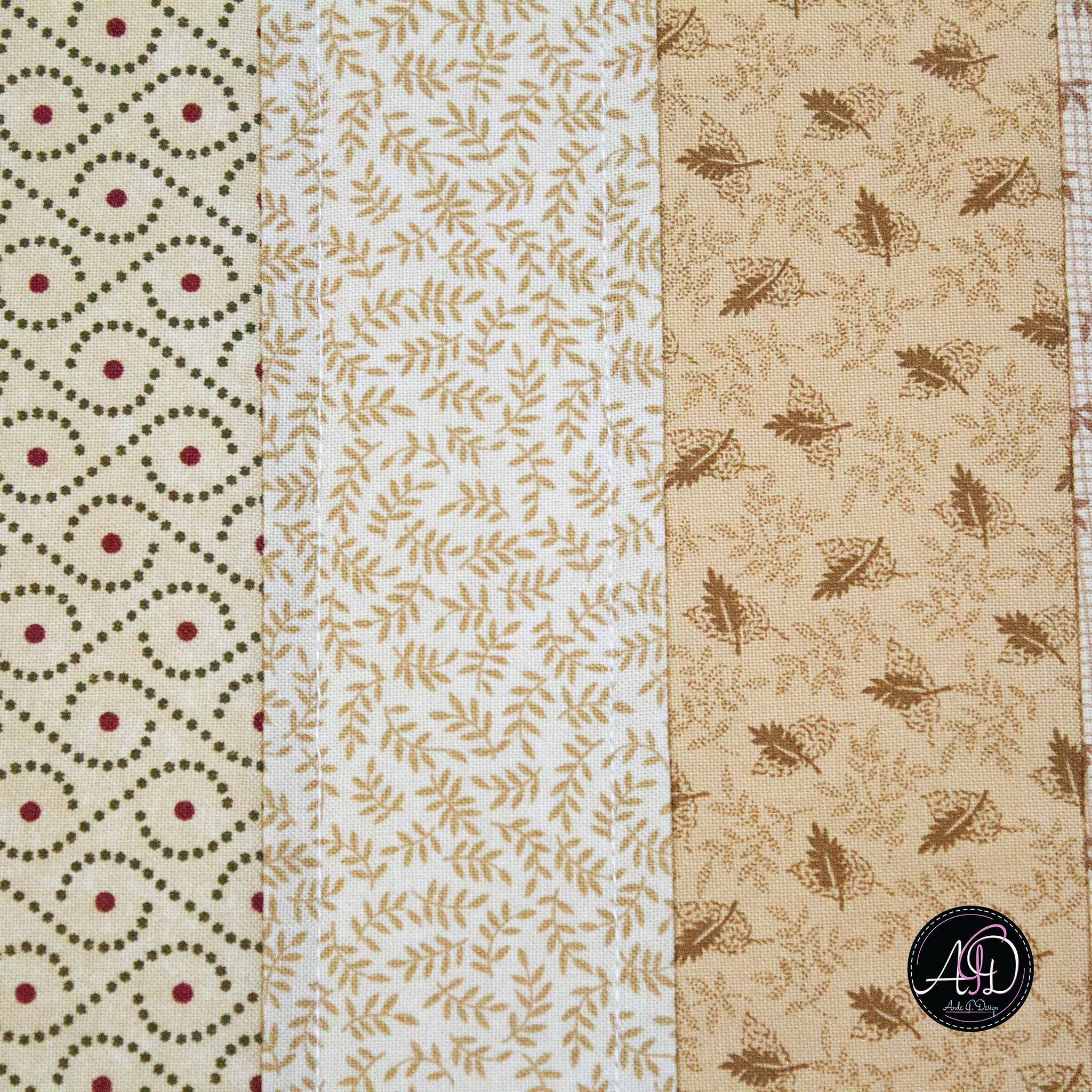 Red Barn Autumn Quilted Table Runner | Applique Table Runner