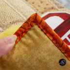 Red Barn Autumn Quilted Table Runner | Applique Table Runner