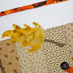 Fall Leaves Autumn Quilted Table Runner | Applique Table Runner