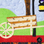 Harvest House Autumn Quilted Wall Hanging | Applique Wall Hanging