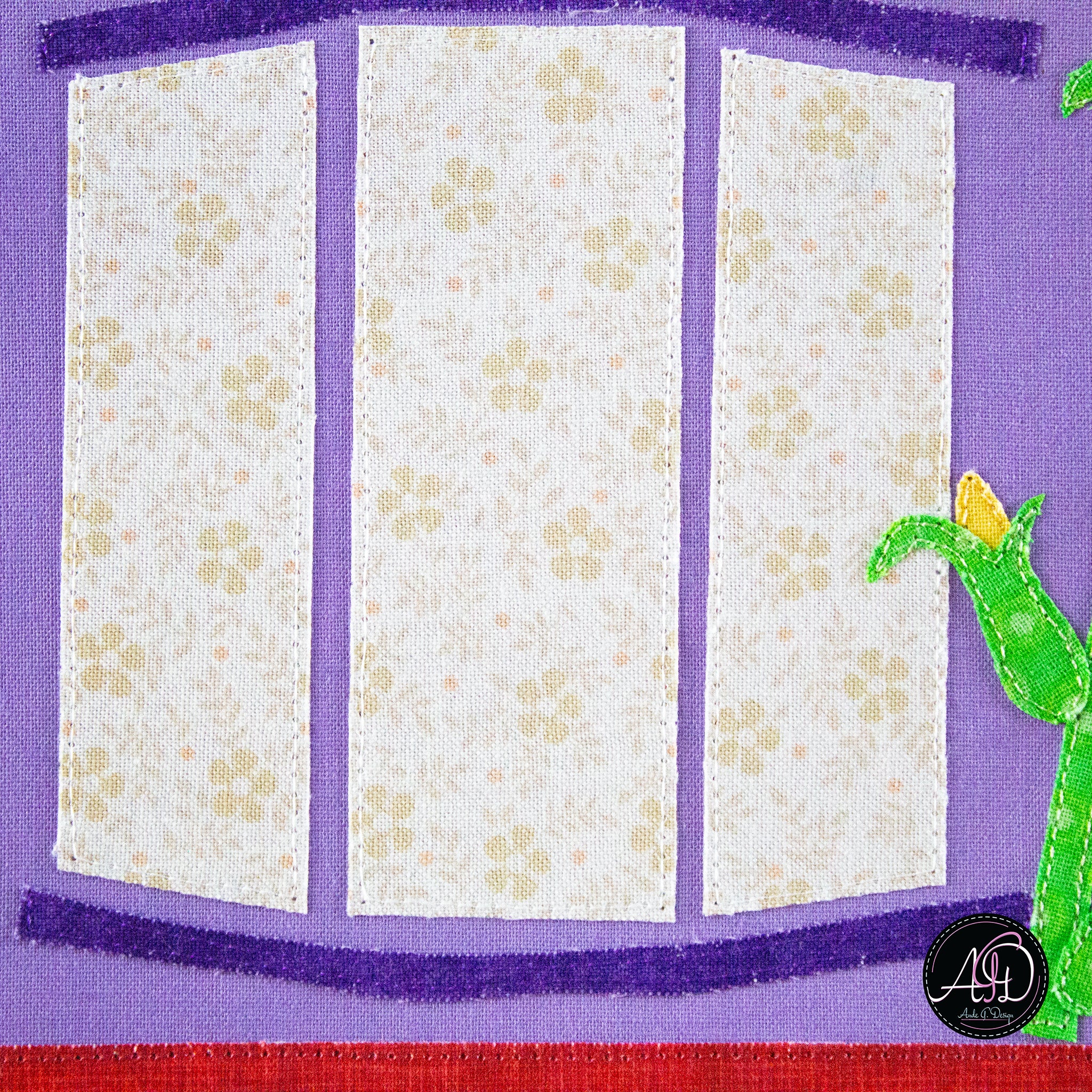 Harvest House Autumn Quilted Wall Hanging | Applique Wall Hanging