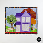 Harvest House Autumn Quilted Wall Hanging | Applique Wall Hanging