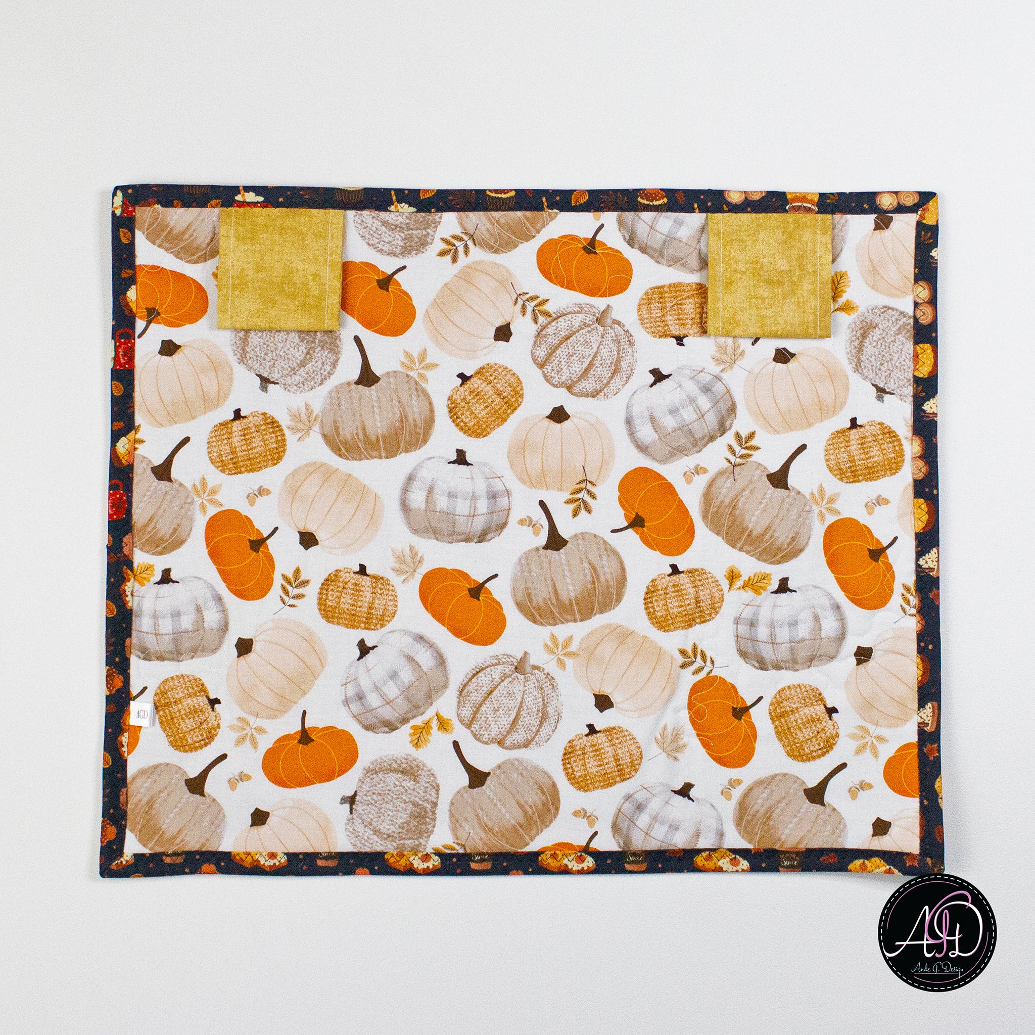 Harvest House Autumn Quilted Wall Hanging | Applique Wall Hanging