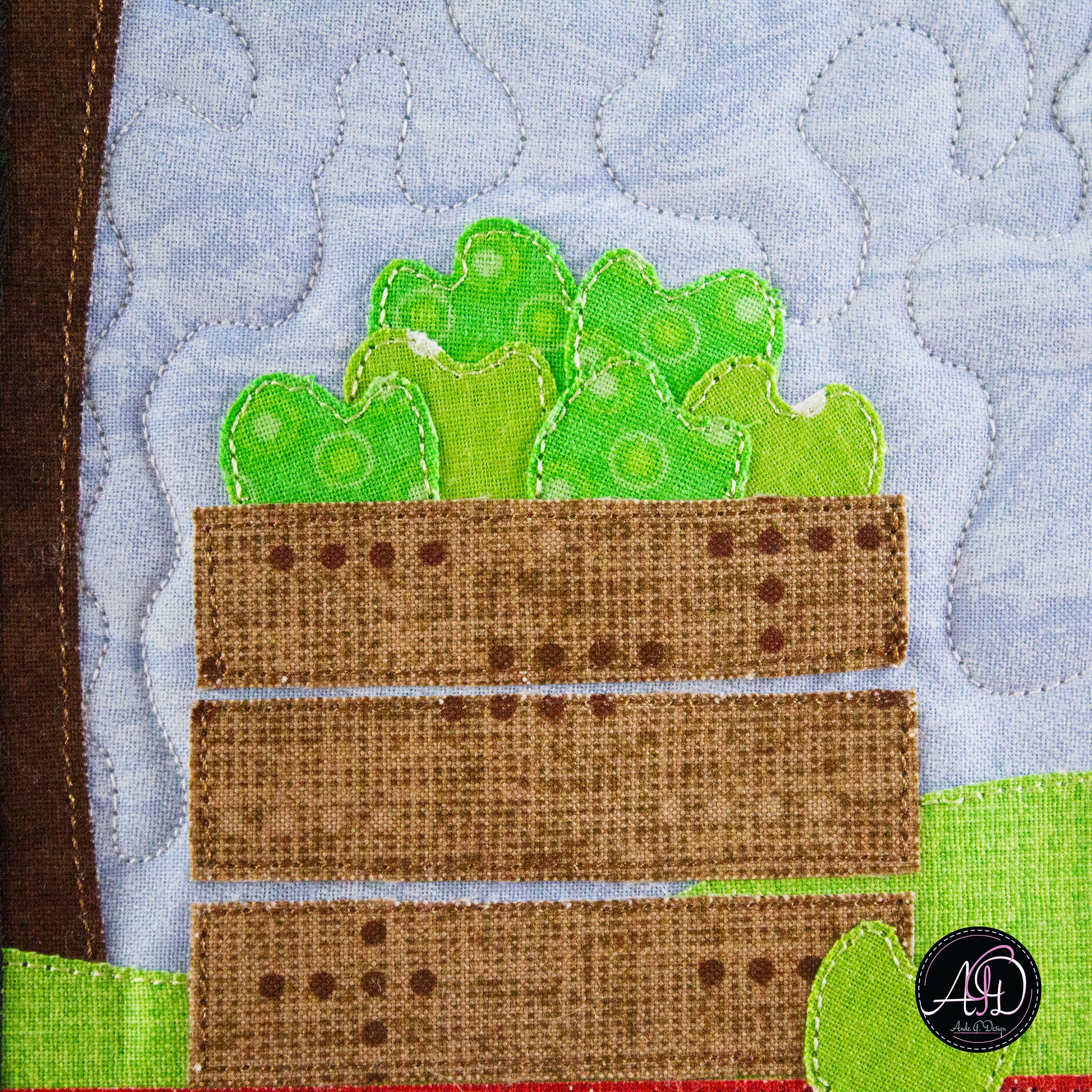 Applecorn House Autumn Quilted Wall Hanging | Applique Wall Hanging