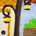 Applecorn House Autumn Quilted Wall Hanging | Applique Wall Hanging