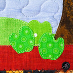 Applecorn House Autumn Quilted Wall Hanging | Applique Wall Hanging