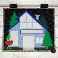 Sky Pines Cabin Quilted Wall Hanging | Applique Wall Hanging