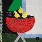 Sky Pines Cabin Quilted Wall Hanging | Applique Wall Hanging
