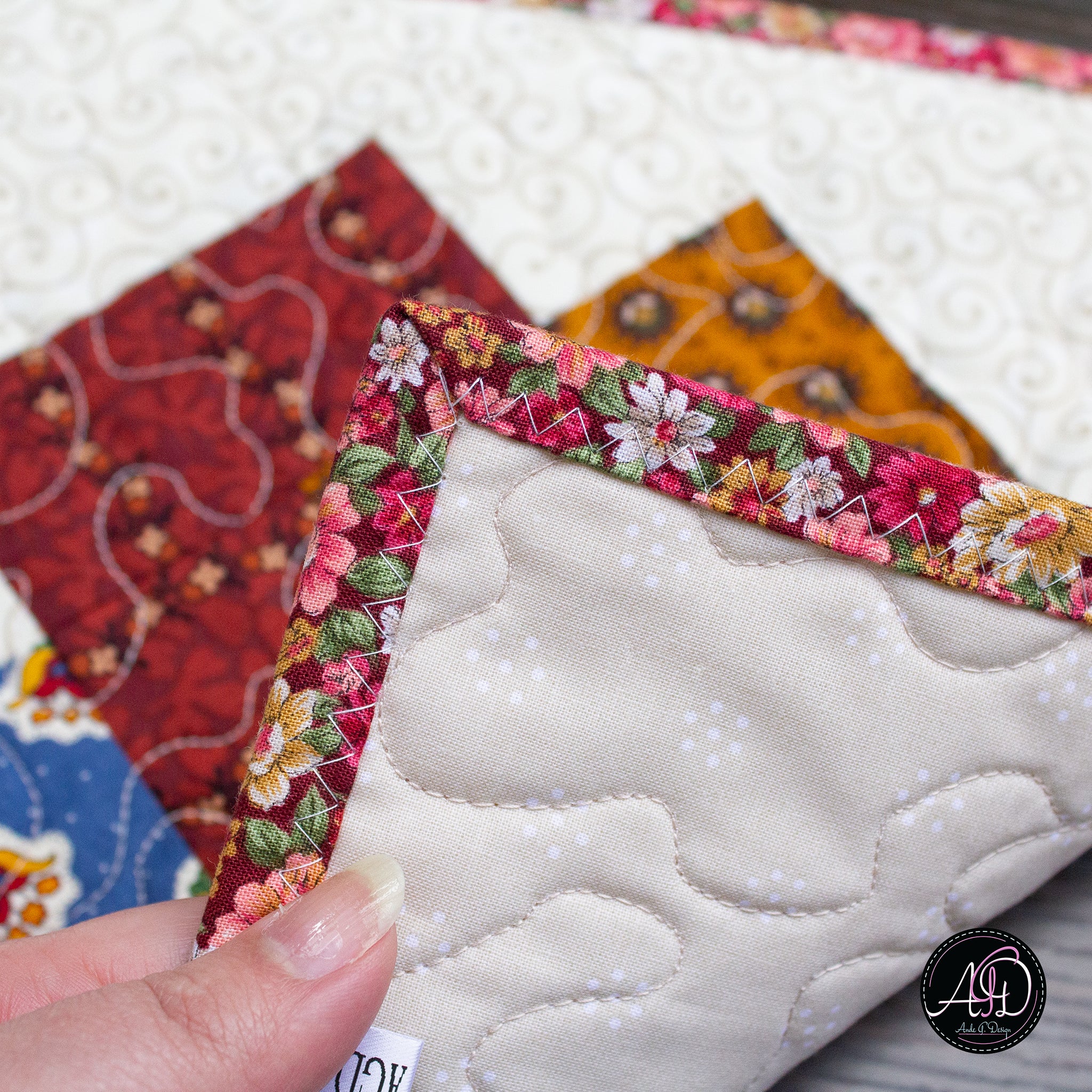 Card Trick Quilted Table Runner