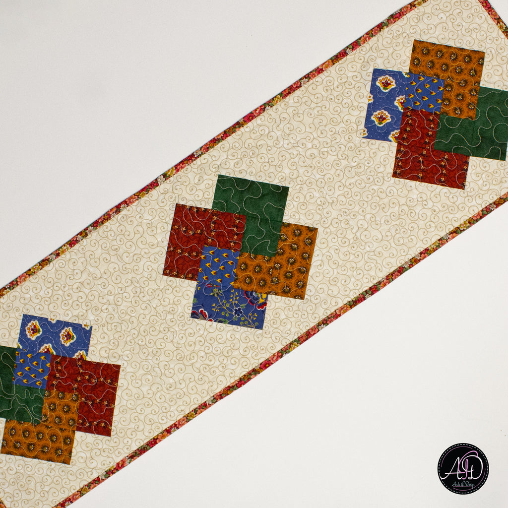 Card Trick Quilted Table Runner