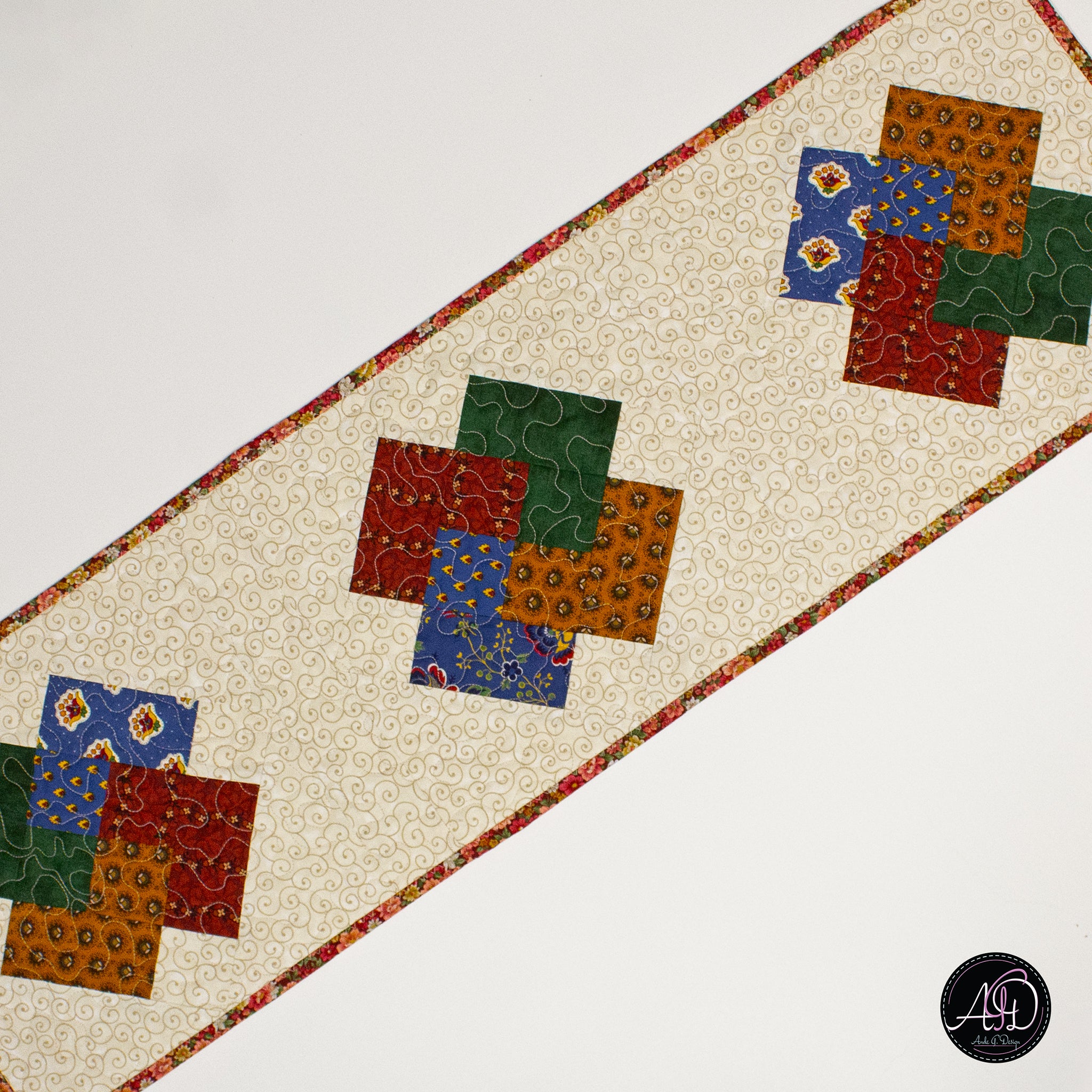 Card Trick Quilted Table Runner