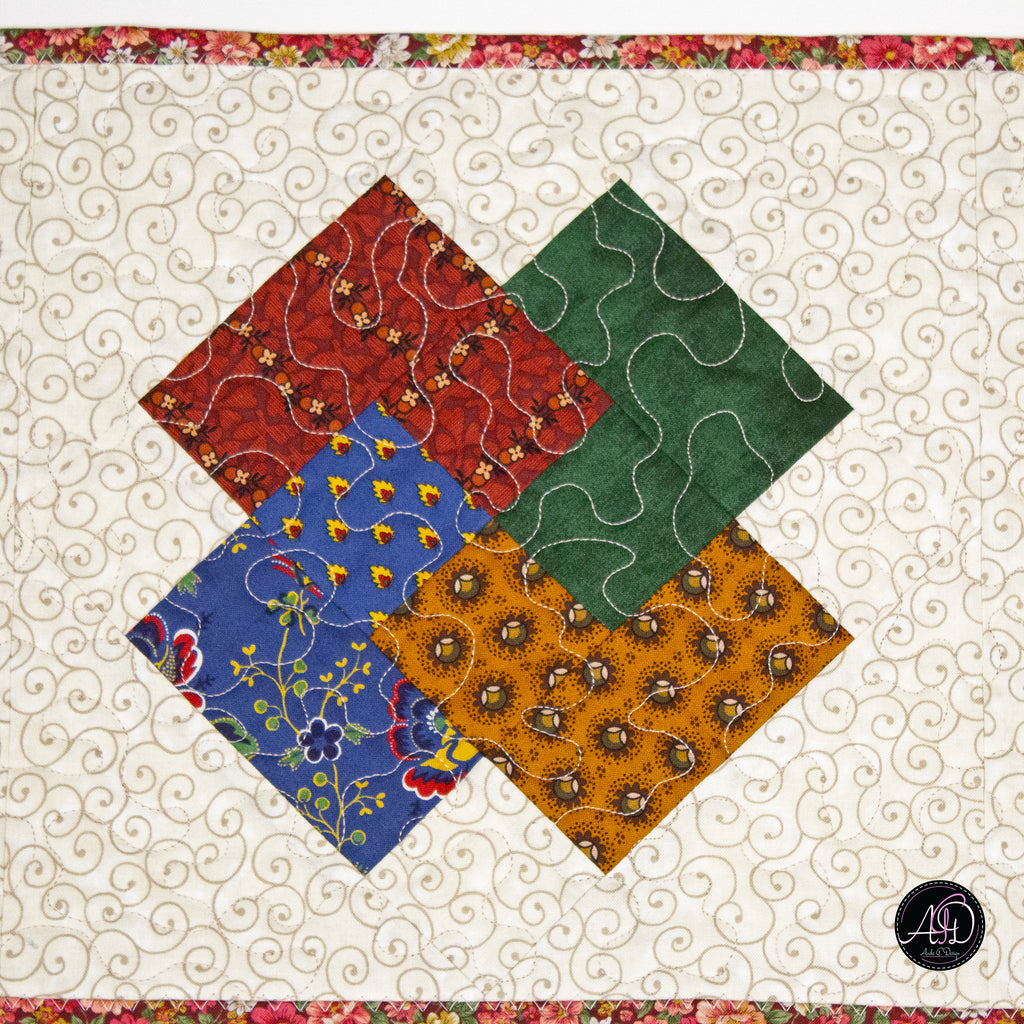Card Trick Quilted Table Runner