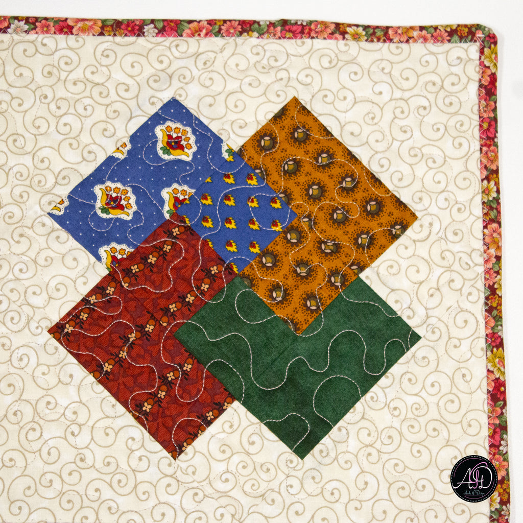 Card Trick Quilted Table Runner