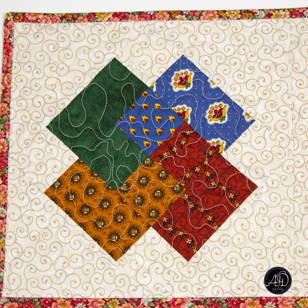 Card Trick Quilted Table Runner