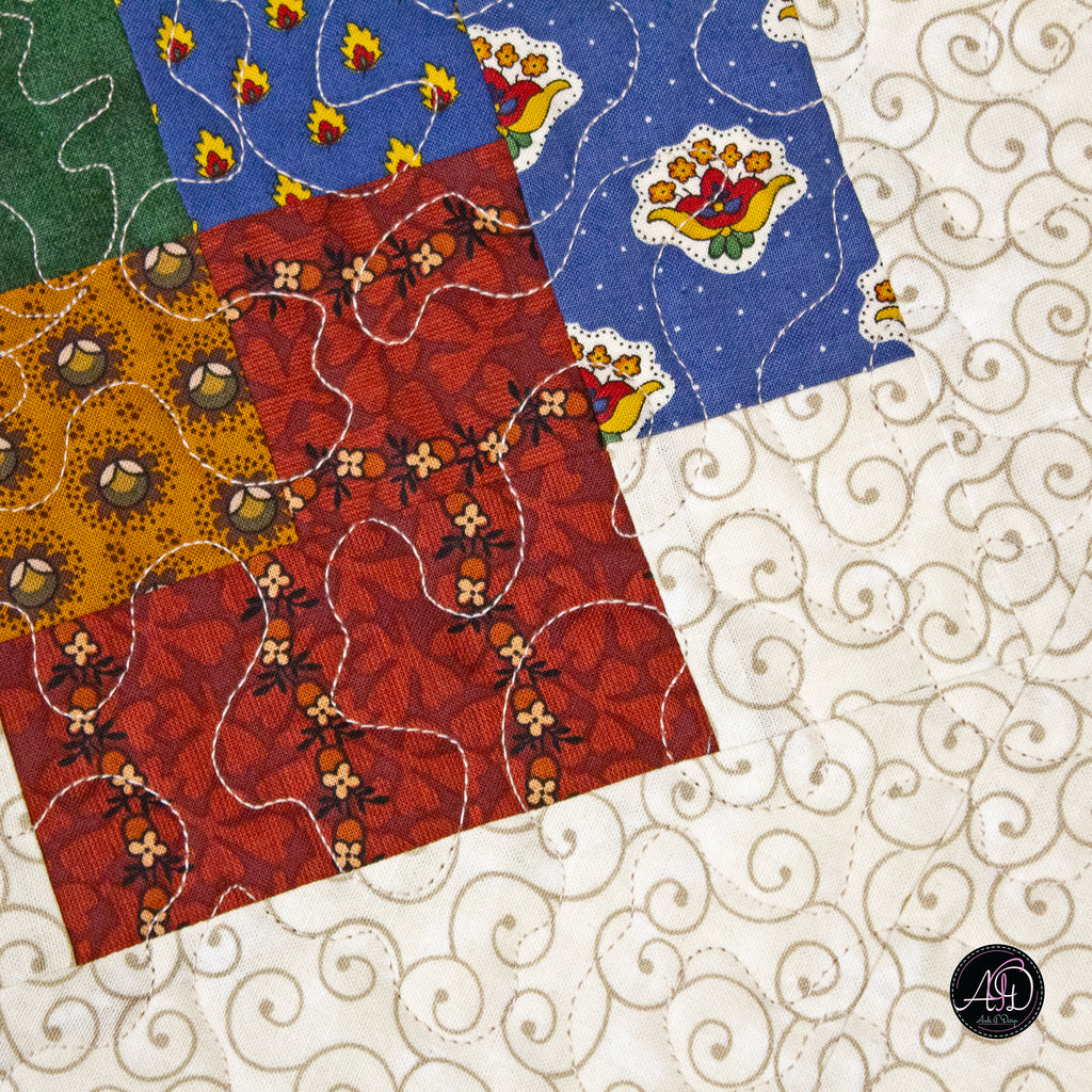 Card Trick Quilted Table Runner