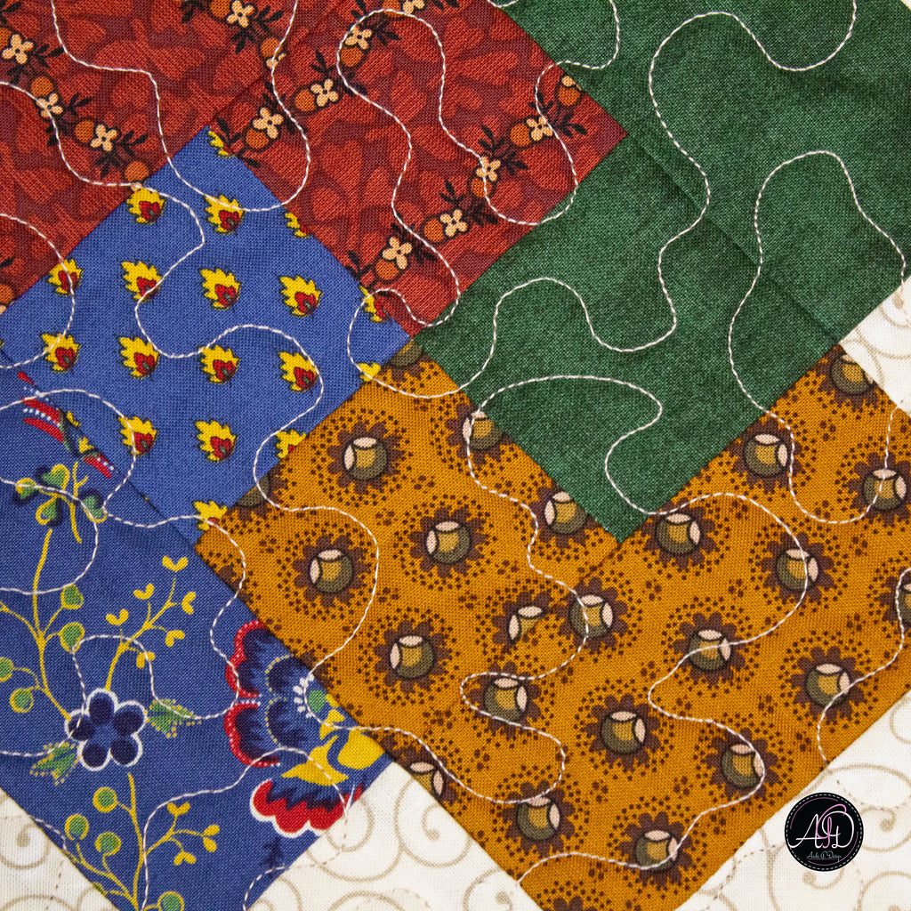 Card Trick Quilted Table Runner