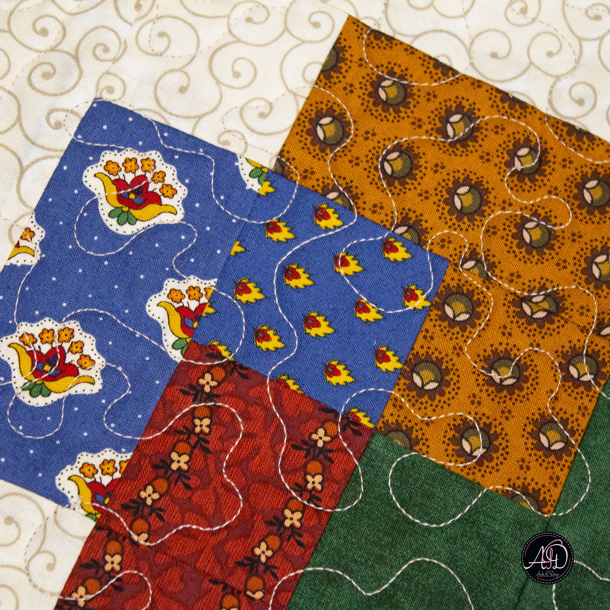Card Trick Quilted Table Runner