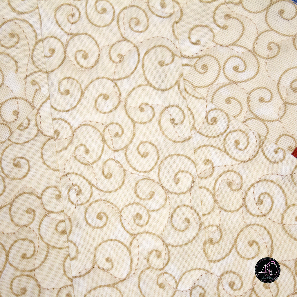Card Trick Quilted Table Runner