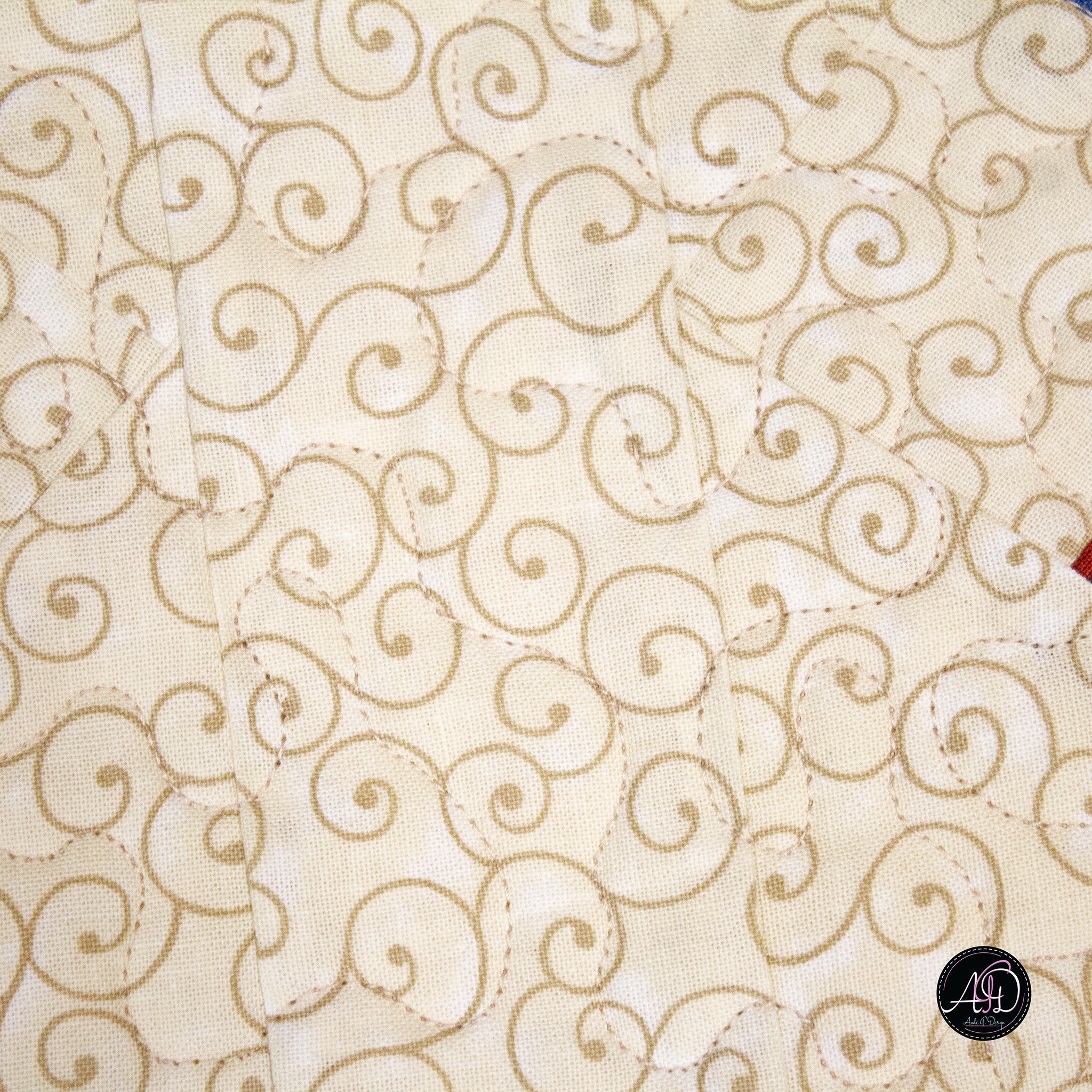 Card Trick Quilted Table Runner