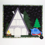 Briar Lake Cabin Quilted Wall Hanging | Applique Wall Hanging