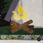 Briar Lake Cabin Quilted Wall Hanging | Applique Wall Hanging