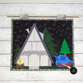 Briar Lake Cabin Quilted Wall Hanging | Applique Wall Hanging