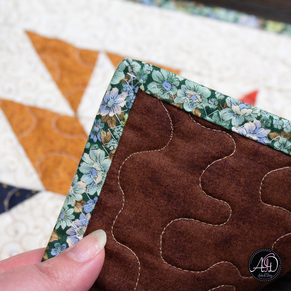 Hunter's Star Quilted Table Runner