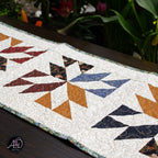 Hunter's Star Quilted Table Runner