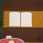 Cedar Ridge Cabin Quilted Wall Hanging | Applique Wall Hanging
