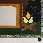 Cedar Ridge Cabin Quilted Wall Hanging | Applique Wall Hanging
