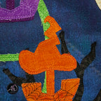 Ferris Wheel Haunted Carnival Quilted Applique Wall Hanging | Halloween Home Decor