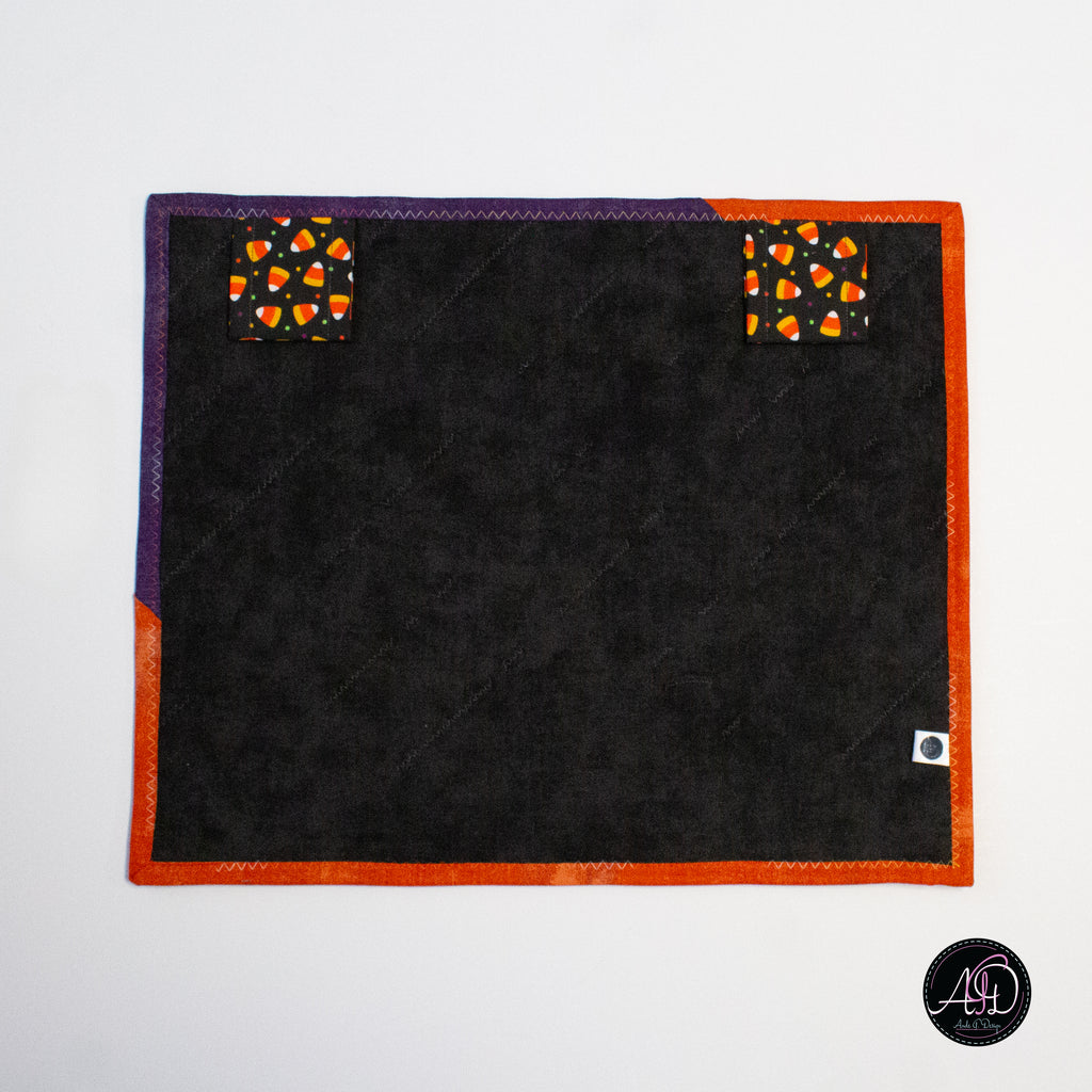 Ferris Wheel Haunted Carnival Quilted Applique Wall Hanging | Halloween Home Decor