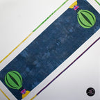 Hot Air Balloon Haunted Carnival Quilted Applique Table Runner | Halloween Home Decor