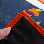 Ice Cream Haunted Carnival Quilted Applique Table Runner | Halloween Home Decor