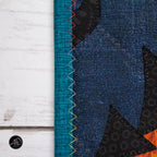 Monster Carousel Haunted Carnival Quilted Applique Wall Hanging | Halloween Home Decor