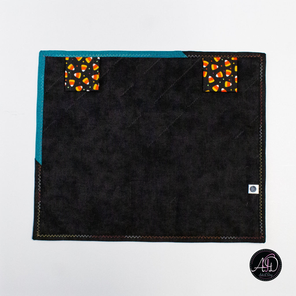 Haunted Carnival Games Quilted Applique Wall Hanging | Halloween Home Decor