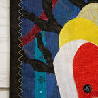 Haunted Carnival Games Quilted Applique Wall Hanging | Halloween Home Decor