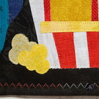Haunted Carnival Games Quilted Applique Wall Hanging | Halloween Home Decor