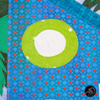 Crab Cay Beach Hut Quilted Wall Hanging | Applique Wall Hanging