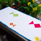 School of Fish Quilted Table Runner