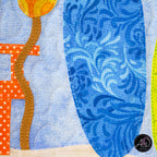Surfboard Beach Hut Quilted Wall Hanging | Applique Wall Hanging