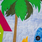 Surfboard Beach Hut Quilted Wall Hanging | Applique Wall Hanging