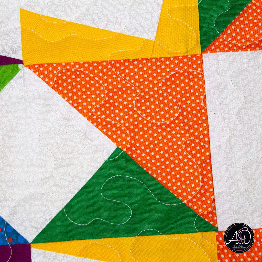 Beach Whirls Quilted Table Runner
