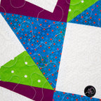 Beach Whirls Quilted Table Runner