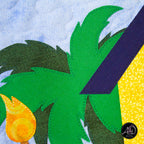Picnic Beach Hut Quilted Wall Hanging | Applique Wall Hanging