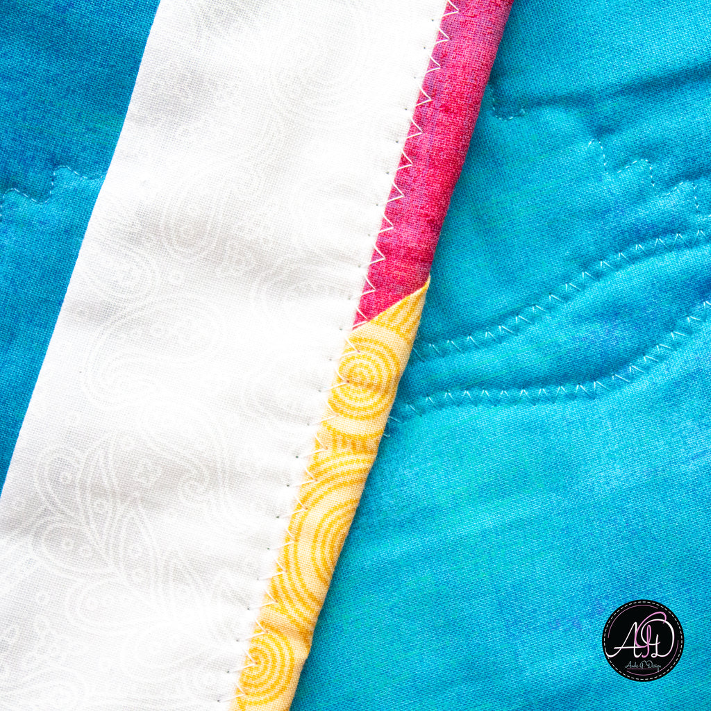 Quilted Applique Beach Bag Summer Table Runner