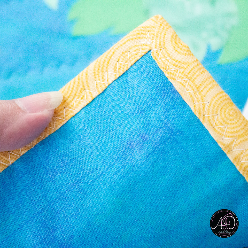 Quilted Applique Beach Bag Summer Table Runner