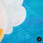 Quilted Applique Beach Day Summer Table Runner