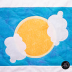 Quilted Applique Beach Day Summer Table Runner