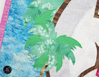 Quilted Applique Beach Coconut House Wall Hanging